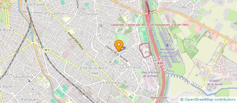 localisation de l'entreprise SOSTIMO à TOULOUSE