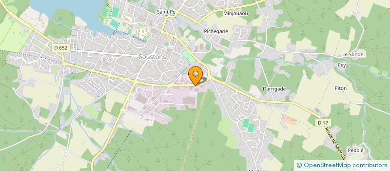localisation de l'entreprise SOSTODIS à SOUSTONS