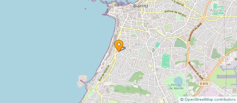 localisation de l'entreprise SOSUA à BIARRITZ