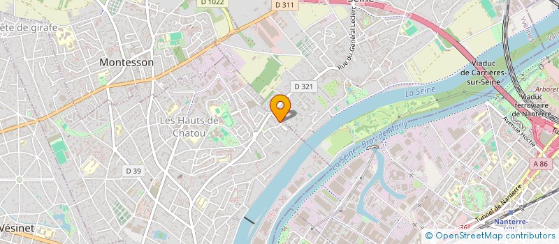 localisation de l'entreprise SOSUSVLEI  CHATOU