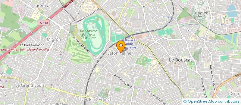 localisation de l'entreprise SOSY  LE BOUSCAT