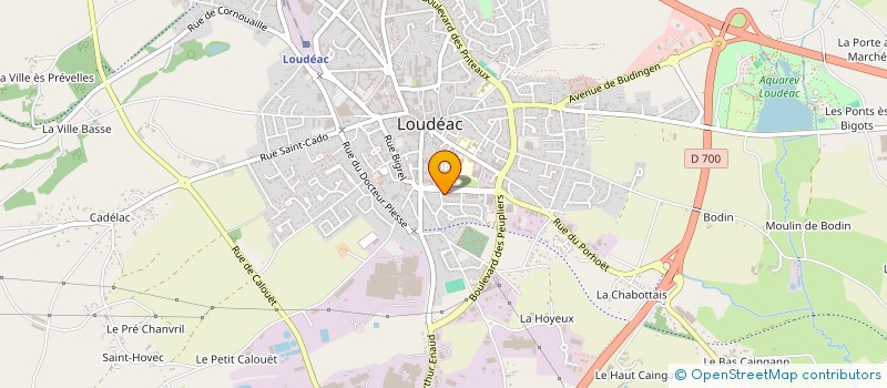 localisation de l'entreprise SOSYAL à LOUDEAC