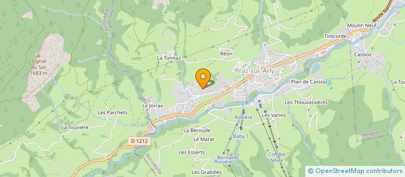 localisation de l'entreprise SOSYLTHI  PRAZ-SUR-ARLY