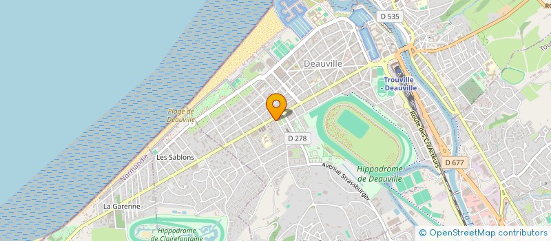 localisation de l'entreprise SOSYRODO à DEAUVILLE