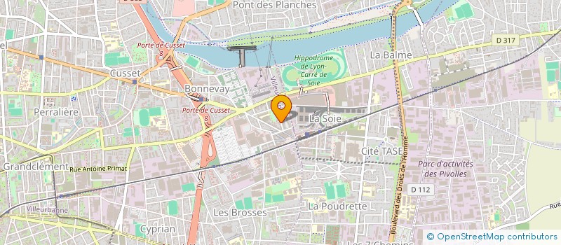 localisation de l'entreprise SOT BATIMENT  VILLEURBANNE