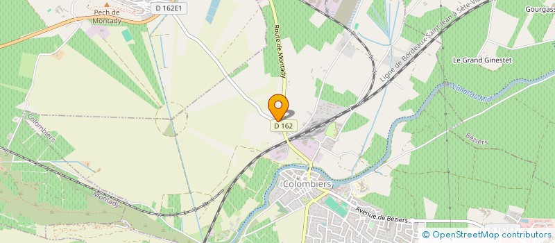 localisation de l'entreprise SOTA à COLOMBIERS