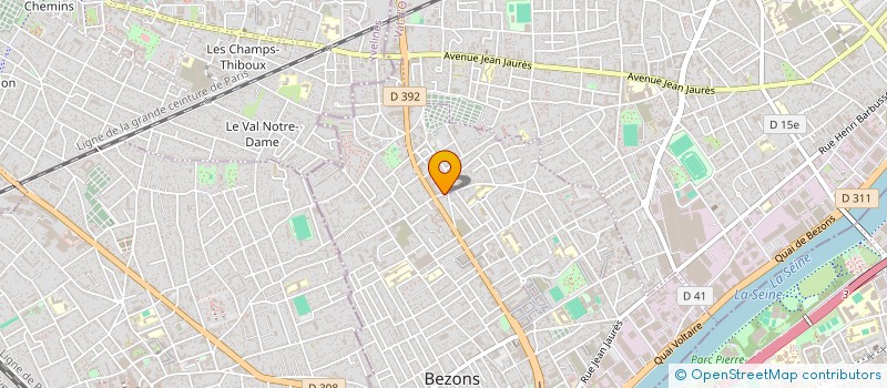 localisation de l'entreprise SOTAB  BEZONS