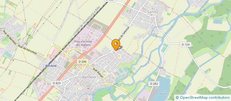 localisation de l'entreprise SOTAC  OBENHEIM