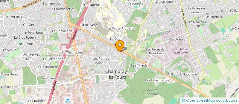 localisation de l'entreprise SOTADIS 37 à CHAMBRAY-LES-TOURS