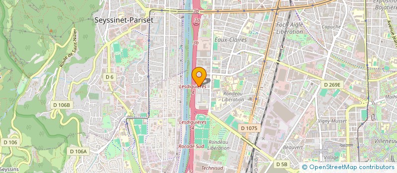 localisation de l'entreprise SOTADIS à GRENOBLE