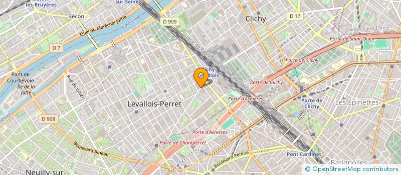 localisation de l'entreprise SOTAFI à LEVALLOIS-PERRET