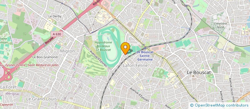 localisation de l'entreprise SOTAK à LE BOUSCAT