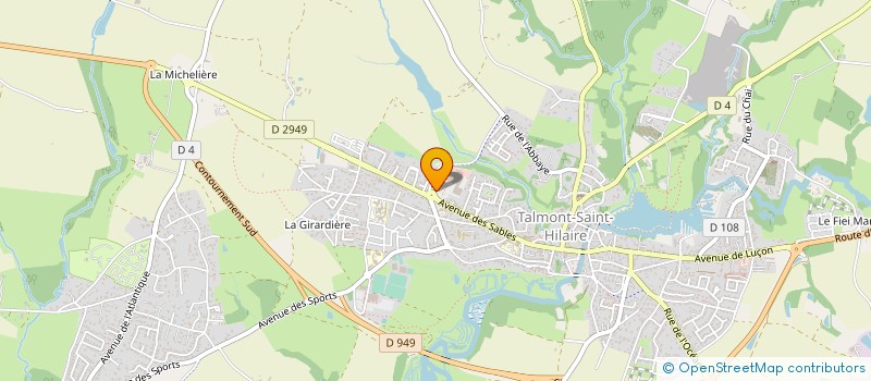 localisation de l'entreprise SOTALDIS PARTICIPATIONS HOLDING à TALMONT-SAINT-HILAIRE