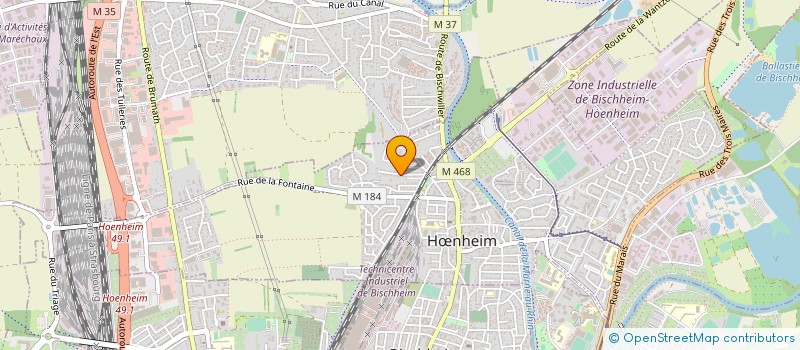 localisation de l'entreprise SOTALIA  HNHEIM