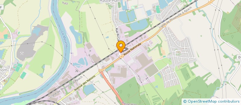 localisation de l'entreprise SOTCO  BASSE-HAM