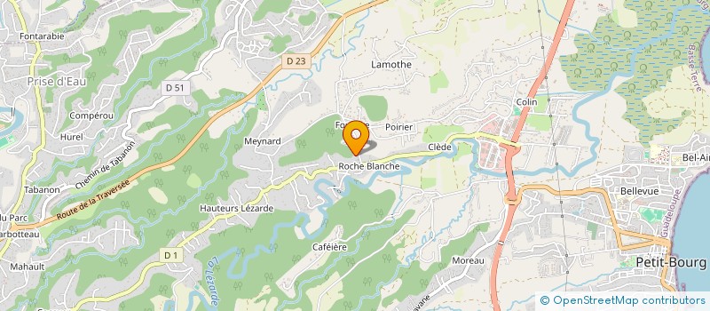 localisation de l'entreprise SOTEA  PETIT-BOURG