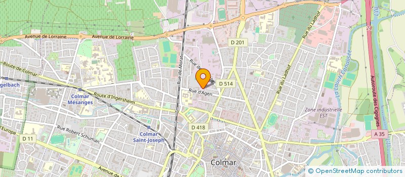 localisation de l'entreprise SOTEA PLUS  COLMAR