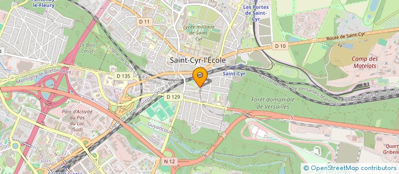 localisation de l'entreprise SOTECH CONSEIL  SAINT-CYR-L'ECOLE