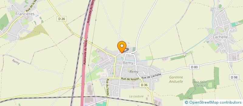 localisation de l'entreprise SOTECO  REMY