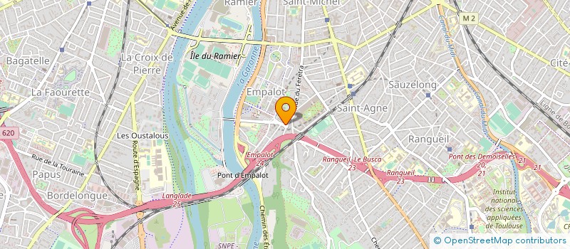 localisation de l'entreprise SOTECOM RESEAUX  TOULOUSE