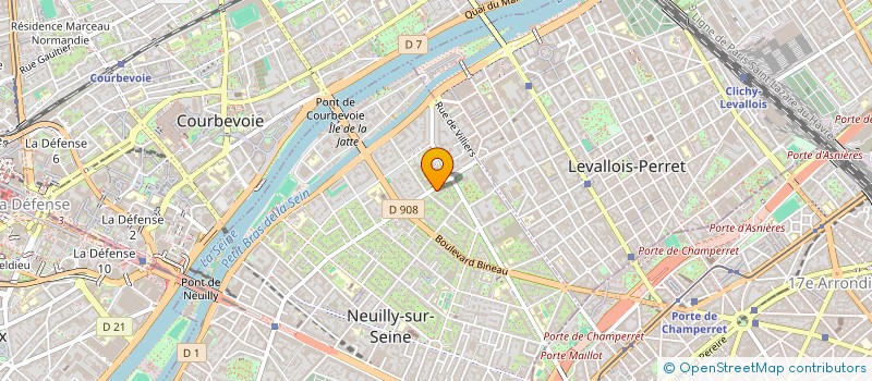 localisation de l'entreprise SOTECPA à NEUILLY-SUR-SEINE