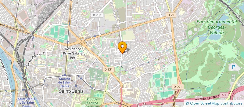 localisation de l'entreprise SOTEIX à SAINT-DENIS