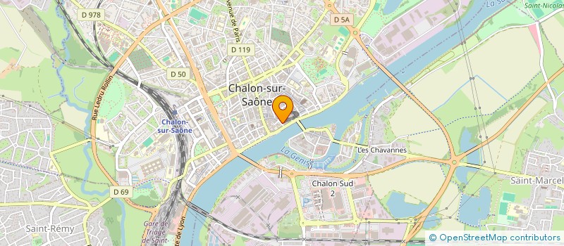 localisation de l'entreprise SOTEIX à CHALON-SUR-SAONE