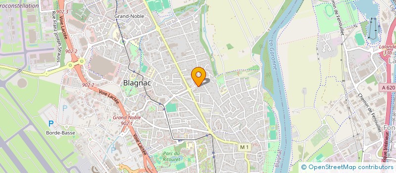 localisation de l'entreprise SOTEK  BLAGNAC