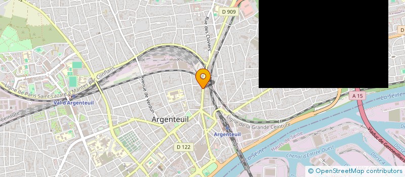 localisation de l'entreprise SOTEK  ARGENTEUIL