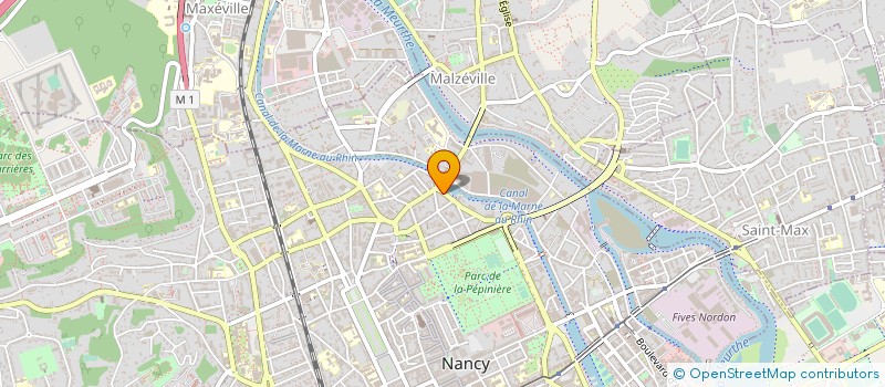 localisation de l'entreprise SOTELCOM à NANCY