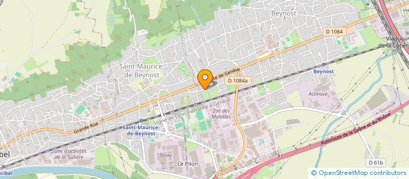 localisation de l'entreprise SOTELI à BEYNOST