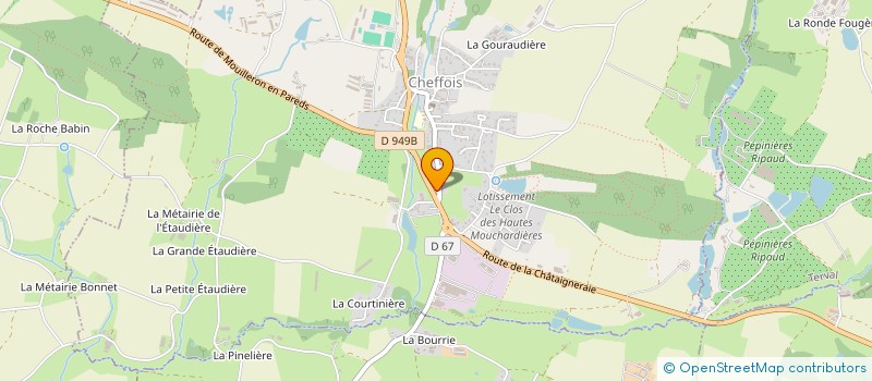 localisation de l'entreprise SOTEM  CHEFFOIS