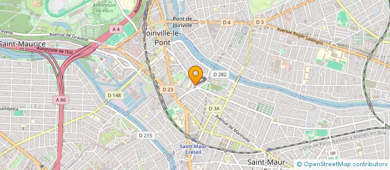 localisation de l'entreprise SOTEMAF à SAINT-MAUR-DES-FOSSES