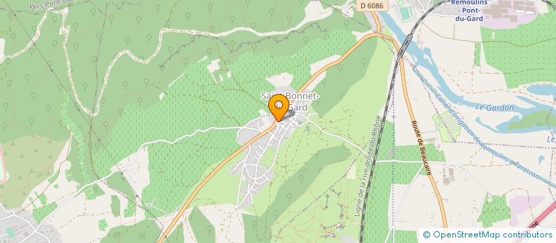 localisation de l'entreprise SOTEREL  SAINT-BONNET-DU-GARD
