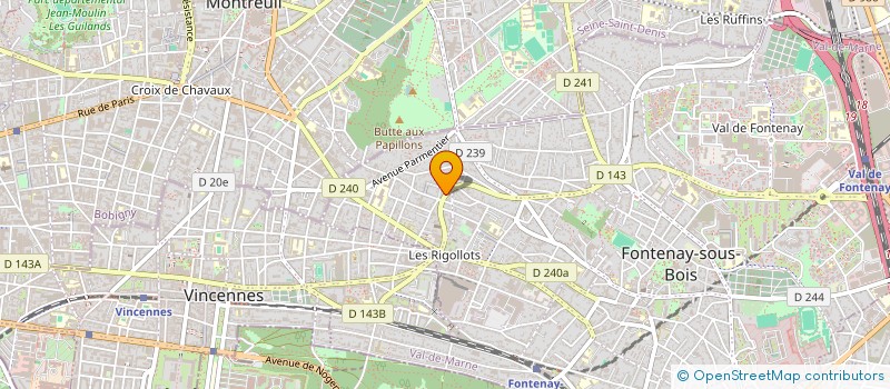 localisation de l'entreprise SOTERIS à FONTENAY-SOUS-BOIS
