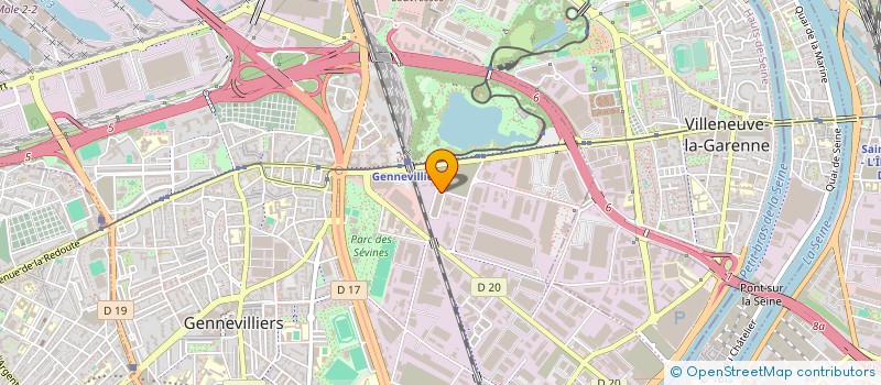 localisation de l'entreprise SOTERMHE STE TRAV ENTR REPA MA à GENNEVILLIERS