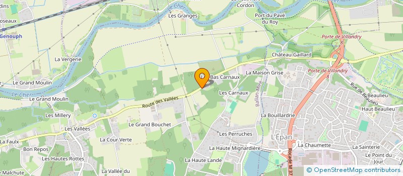 localisation de l'entreprise SOTEX à BALLAN-MIRE
