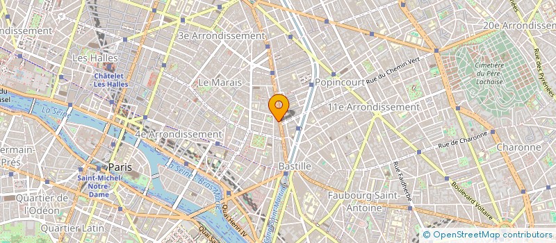 localisation de l'entreprise SOTGIU ET CHERCHI ANTONIO  PARIS