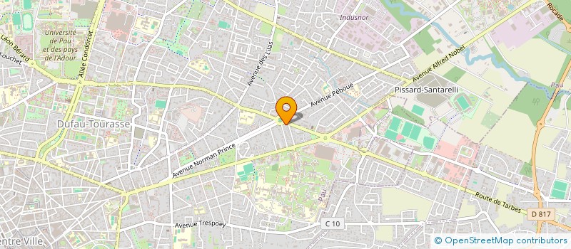 localisation de l'entreprise SOTHEA HONG à PAU