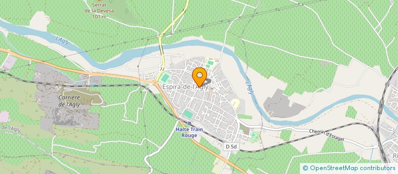 localisation de l'entreprise SOTHECO  ESPIRA-DE-L'AGLY