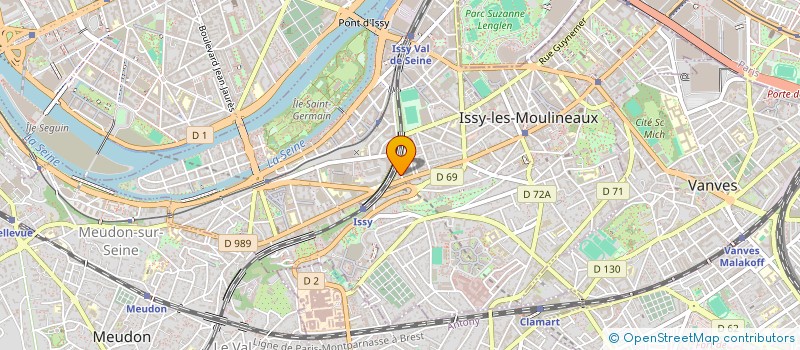 localisation de l'entreprise SOTHERM à ISSY-LES-MOULINEAUX
