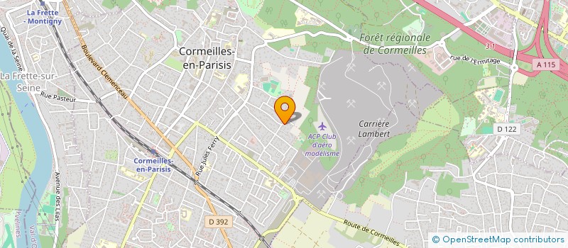 localisation de l'entreprise SOTHERM à CORMEILLES-EN-PARISIS