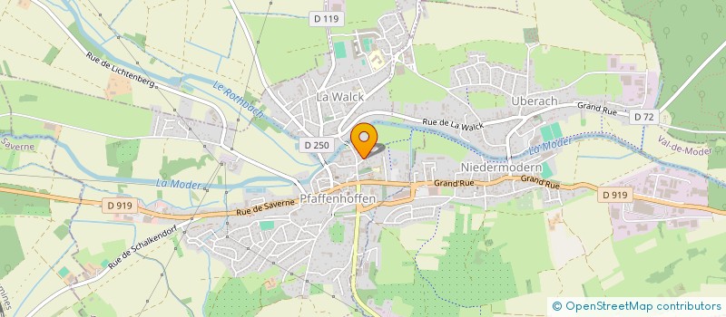 localisation de l'entreprise SOTHI  VAL-DE-MODER