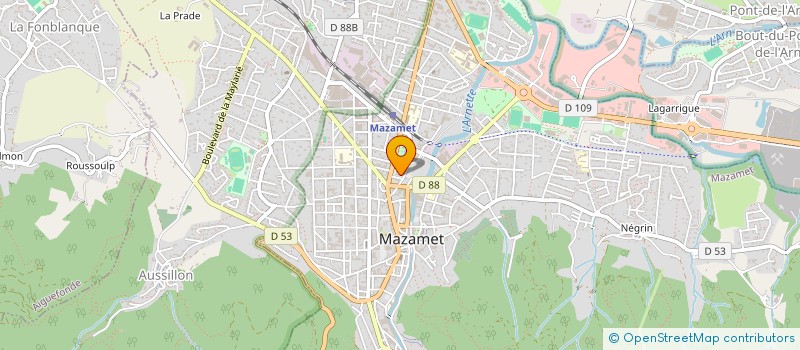 localisation de l'entreprise SOTICLA  MAZAMET