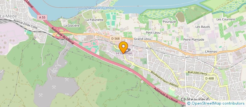 localisation de l'entreprise SOTIM INDUSTRIE à CHATEAUNEUF-LES-MARTIGUES