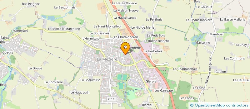 localisation de l'entreprise SOTIM35 à LA MEZIERE