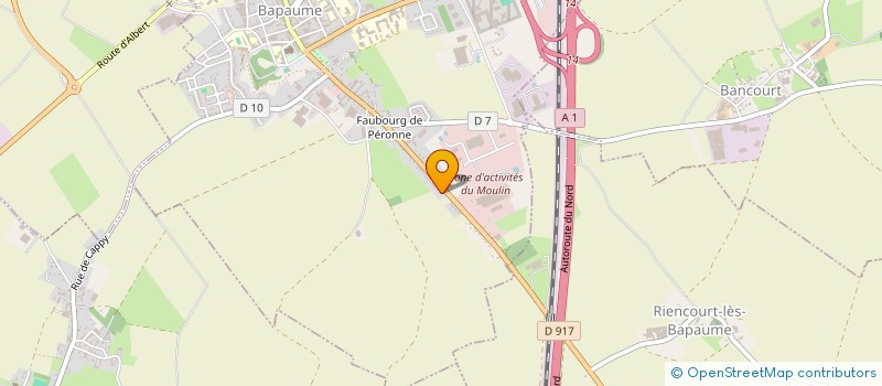 localisation de l'entreprise SOTINI  PERONNE