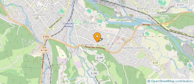 localisation de l'entreprise SOTIROLO  GELOS