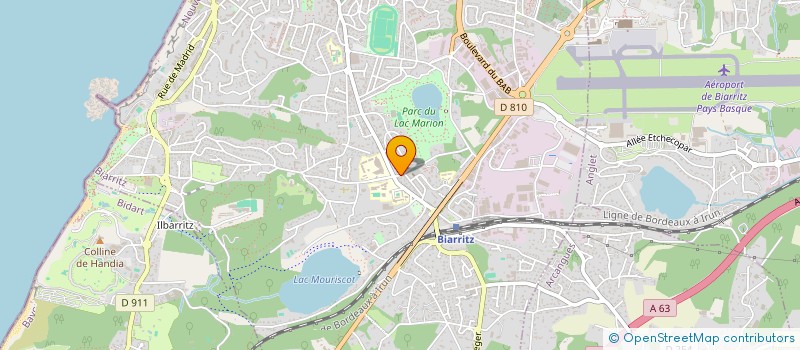 localisation de l'entreprise SOTO à BIARRITZ