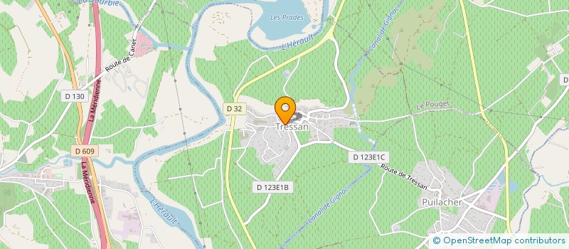 localisation de l'entreprise SOTO PAULINE  TRESSAN